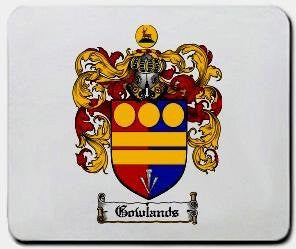 Gowlands coat of arms mouse pad