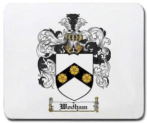 Wodham coat of arms mouse pad