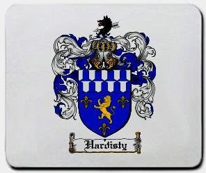 Hardisty coat of arms mouse pad