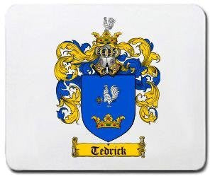 Tedrick coat of arms mouse pad