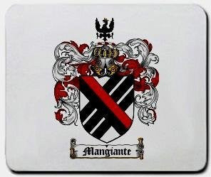 Mangiante coat of arms mouse pad