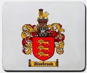 Alsobrook coat of arms mouse pad