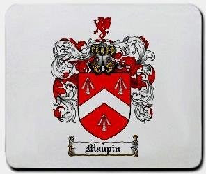 Maupin coat of arms mouse pad