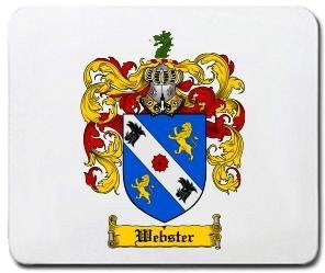 Webster coat of arms mouse pad