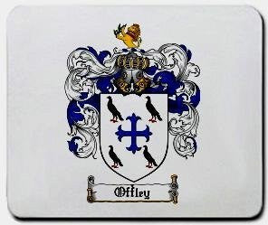 Offley coat of arms mouse pad