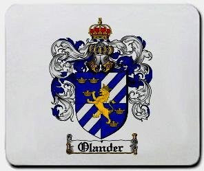 Olander coat of arms mouse pad