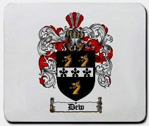 Dew coat of arms mouse pad