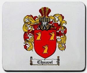 Chauvel coat of arms mouse pad