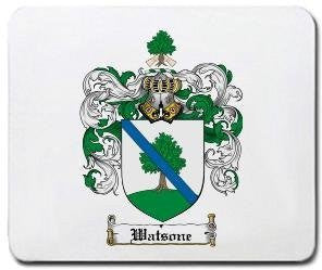 Watsone coat of arms mouse pad