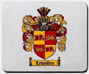 Lewallen coat of arms mouse pad