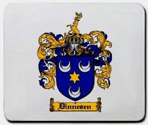 Dinnesen coat of arms mouse pad