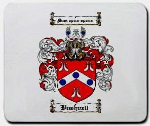 Bushnell coat of arms mouse pad