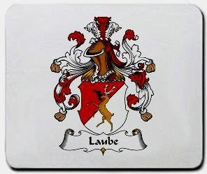 Laube coat of arms mouse pad