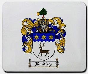 Routlege coat of arms mouse pad