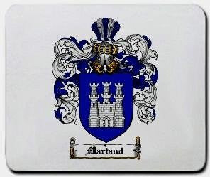Martaud coat of arms mouse pad