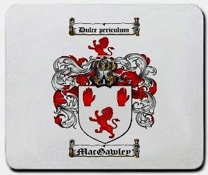 Macgawley coat of arms mouse pad