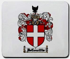 Deconciliis coat of arms mouse pad