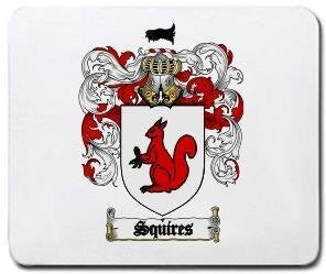 Squires coat of arms mouse pad