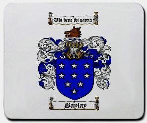 Baylay coat of arms mouse pad