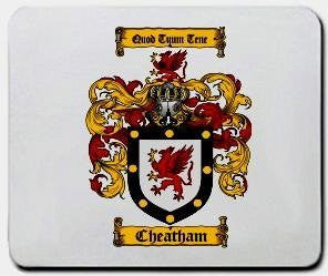 Cheatham coat of arms mouse pad