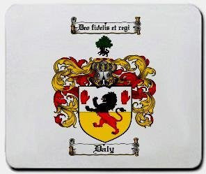 Daly coat of arms mouse pad