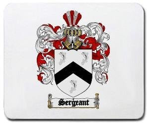 Sergeant coat of arms mouse pad