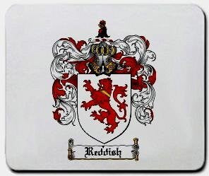 Reddish coat of arms mouse pad