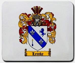 Lemke coat of arms mouse pad