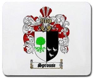 Sprouse coat of arms mouse pad