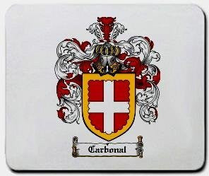 Carbonal coat of arms mouse pad