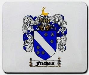 Freshour coat of arms mouse pad