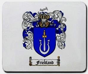 Friedland coat of arms mouse pad