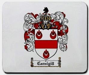 Carnigill coat of arms mouse pad