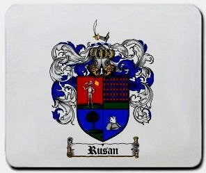 Rusan coat of arms mouse pad