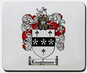 Loughmane coat of arms mouse pad
