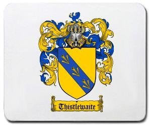 Thistlewaite coat of arms mouse pad