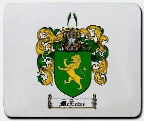 Mcentee coat of arms mouse pad