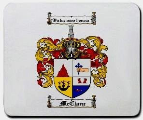 Mcclane coat of arms mouse pad