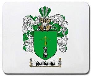 Saldanha coat of arms mouse pad