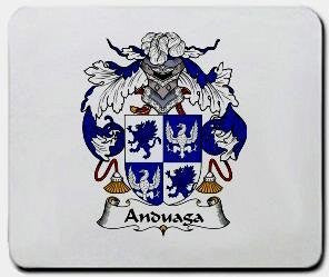 Anduaga coat of arms mouse pad