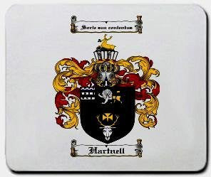 Hartnell coat of arms mouse pad