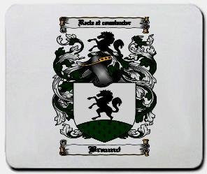 Braund coat of arms mouse pad