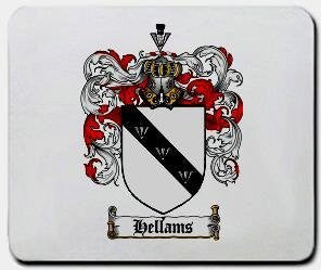 Hellams coat of arms mouse pad