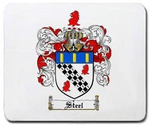 Steel coat of arms mouse pad