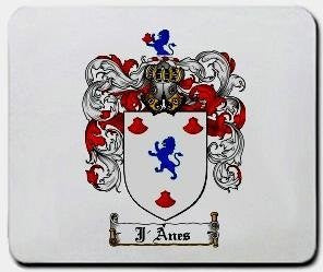 J'anes coat of arms mouse pad