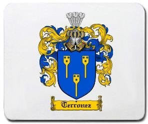 Terronez coat of arms mouse pad