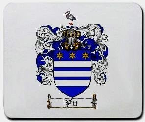 Pitt coat of arms mouse pad