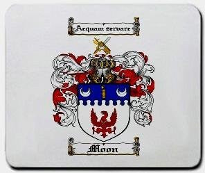 Moon coat of arms mouse pad