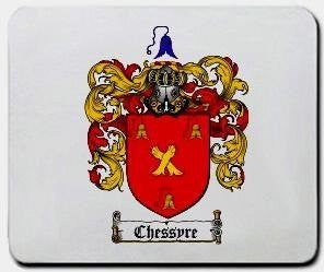Chessyre coat of arms mouse pad