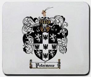 Petersone coat of arms mouse pad